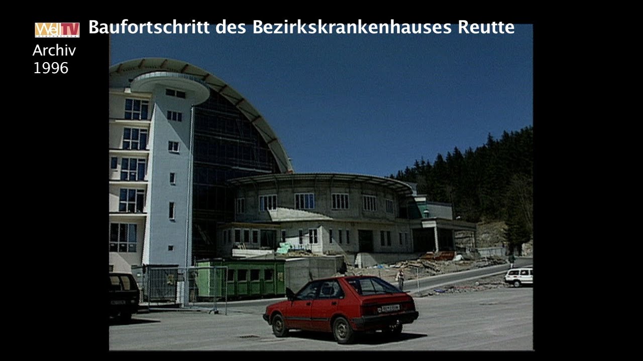 Archiv: Neubau des Bezirkskrankenhauses Reutte 1996