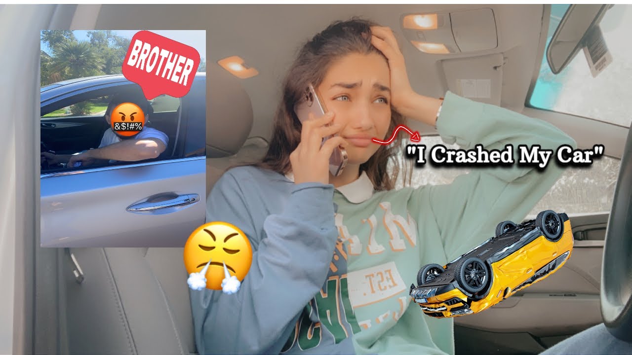I Got into a CAR ACCIDENT! (PRANK ON MY OLDER BROTHER)