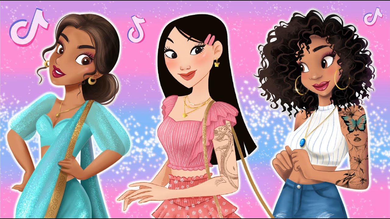 DISNEY PRINCESS GLOW UP ✨ | TikTok Compilation