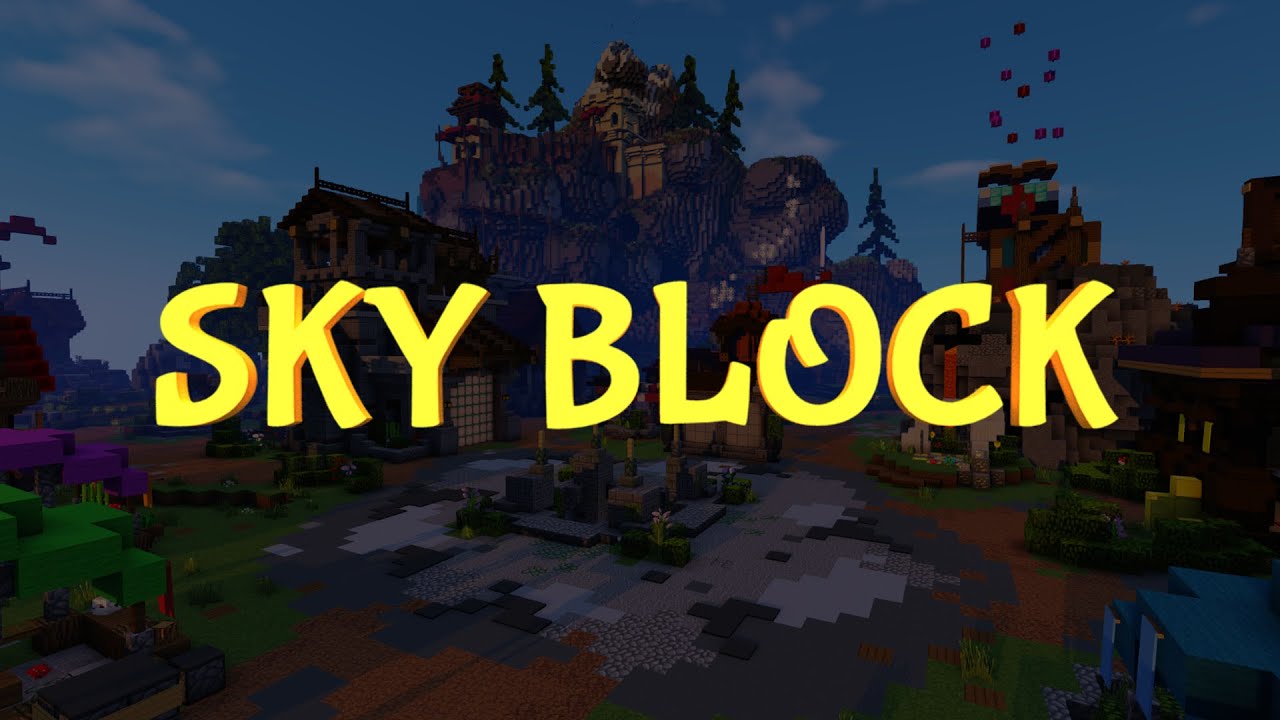 Sky Block da Rede Sky - Minecraft