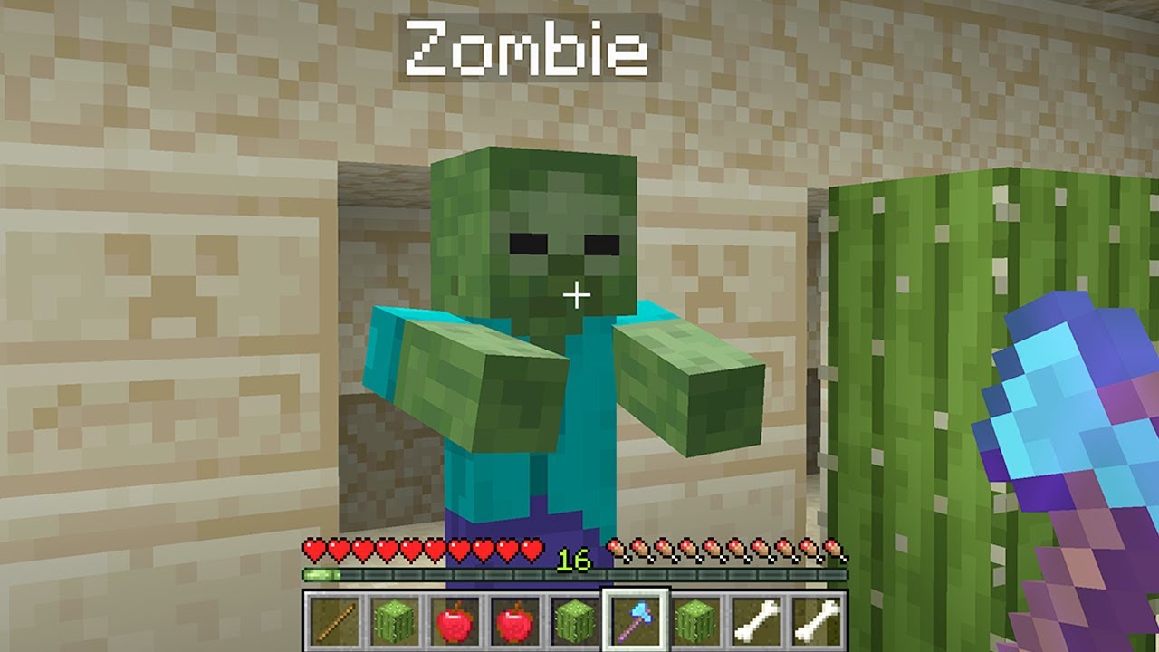 DON'T BE FRIENDS WITH ZOMBIE IN MINECRAFT