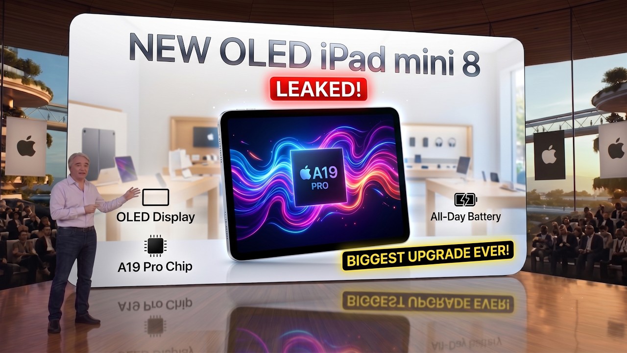 Apple iPad Mini 8 Leak: Massive A20 Pro Chip Architecture and OLED Screen Confirmed