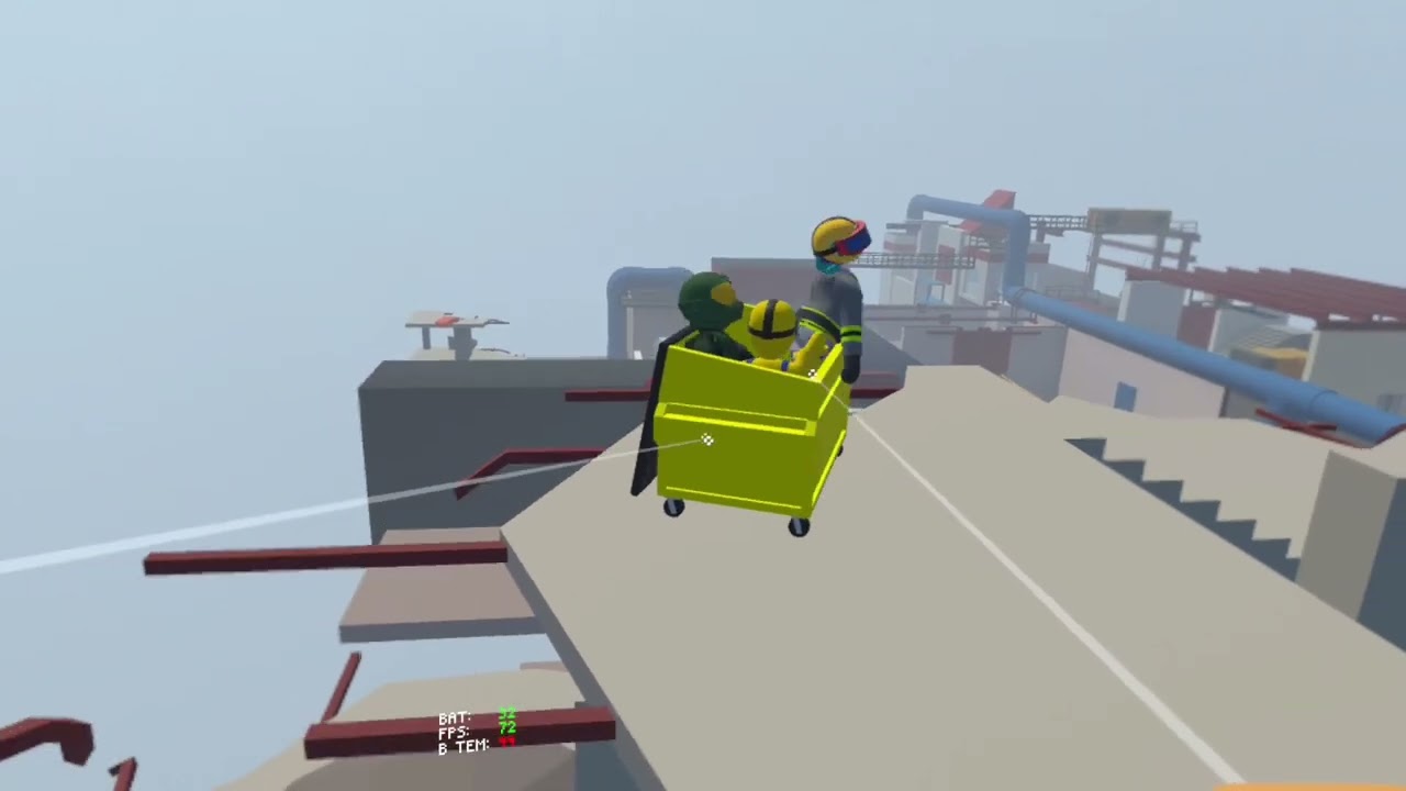 Funny moments in Human Fall Flat Vr!