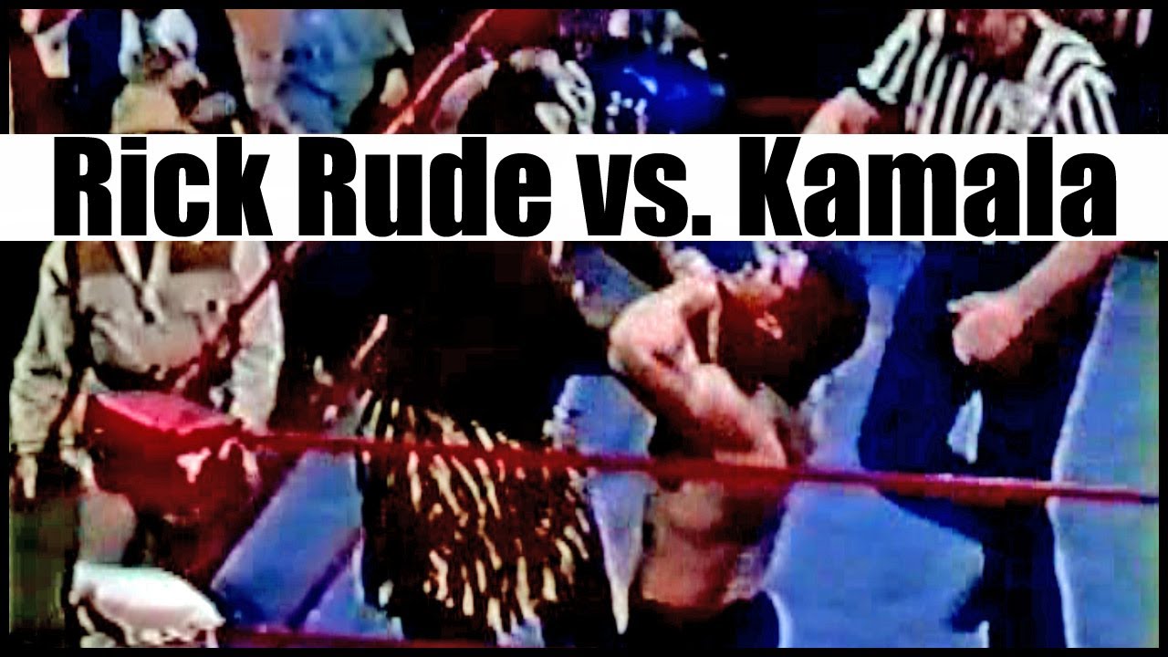 Rick Rude as a Jobber 1: vs. Kamala, 1983