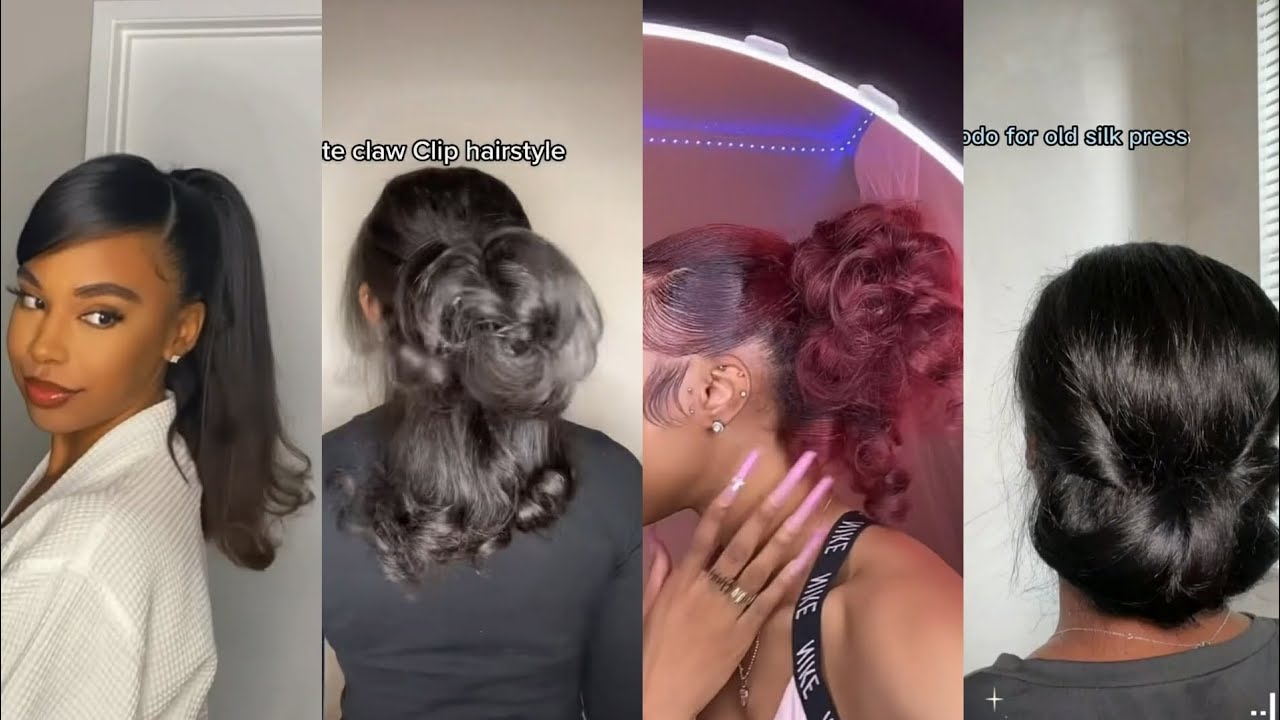 Silk press Hairstyles pt.3