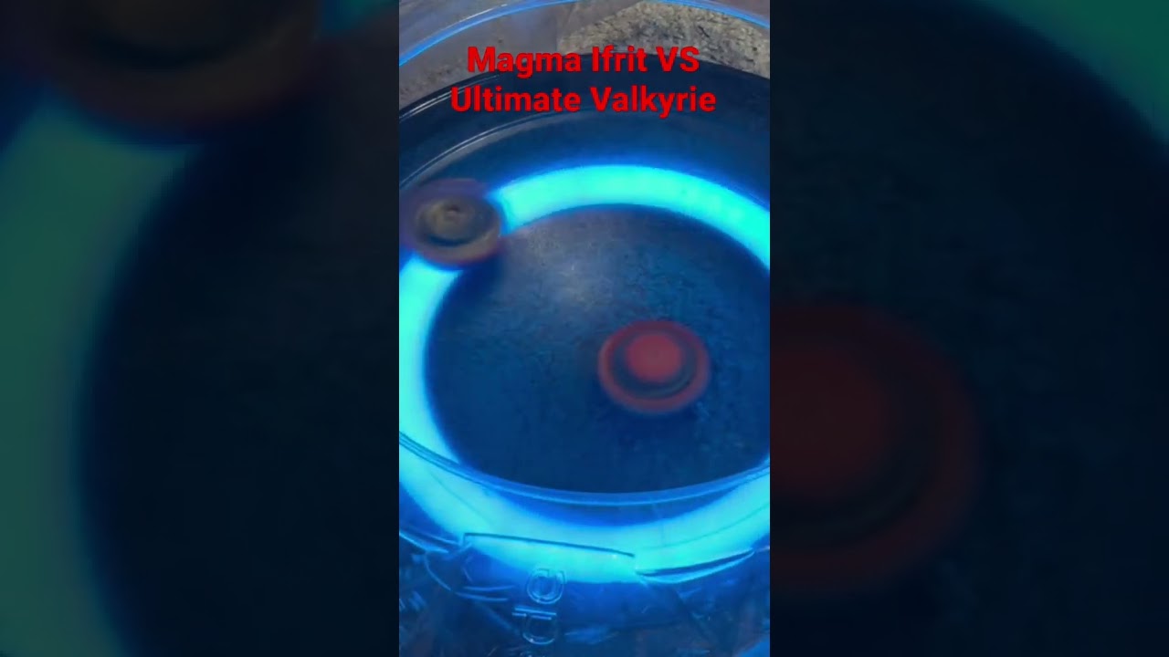 Magma Ifrit VS Ultimate Valkyrie in my new setup! #shorts #beybladeburst #beybladeburstdynamite