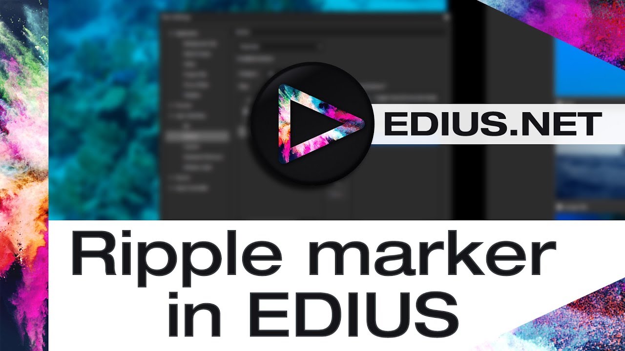 EDIUS.NET Podcast - Динамические маркеры в EDIUS