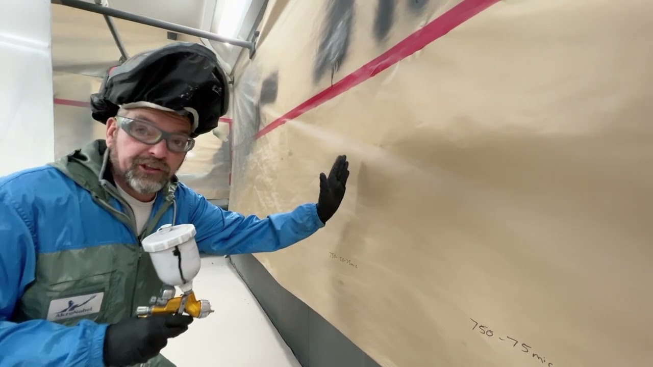 AkzoNobel Yacht Coatings and Coffee - Scale Up Metallic Finish and Mist coat