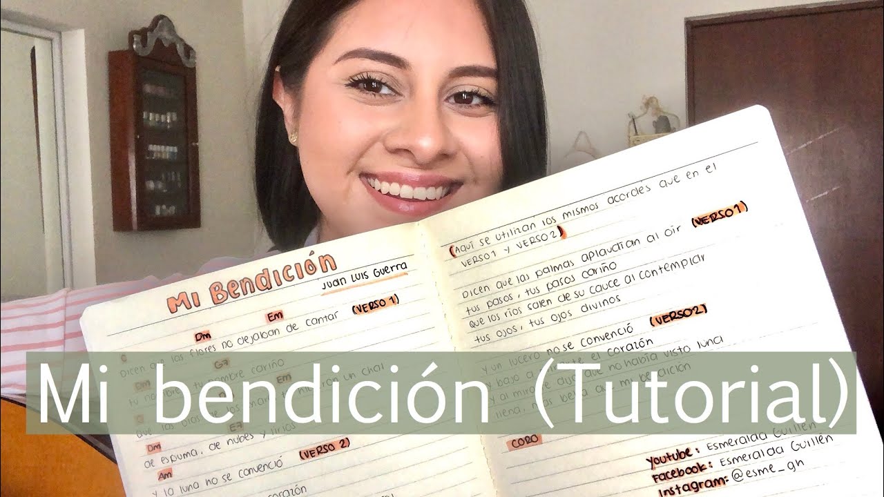 Mi bendición- Juan Luis Guerra (TUTORIAL GUITARRA)