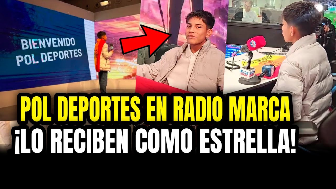 POL DEPORTES EN ESPA&Ntilde;A: RADIO MARCA LO RECIBE COMO ESTRELLA &iexcl;INCRE&Iacute;BLE!