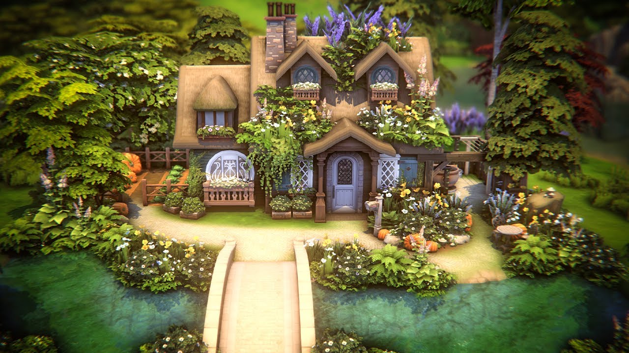 Spellcaster's Hideaway // The Sims 4 Speed Build [No CC]