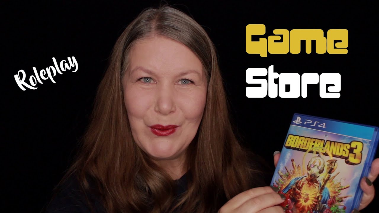 ASMR Entspannte Beratung im Game Store︱Roleplay︱Tapping, Scratching, Crinkling︱Deutsch/German