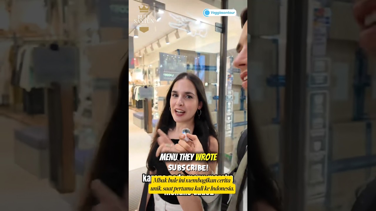 Mbak Bule Sempat Terkecoh, Bahasa Indo Unik Banget #bulediindonesia #fypシ゚viral #cintabudaya