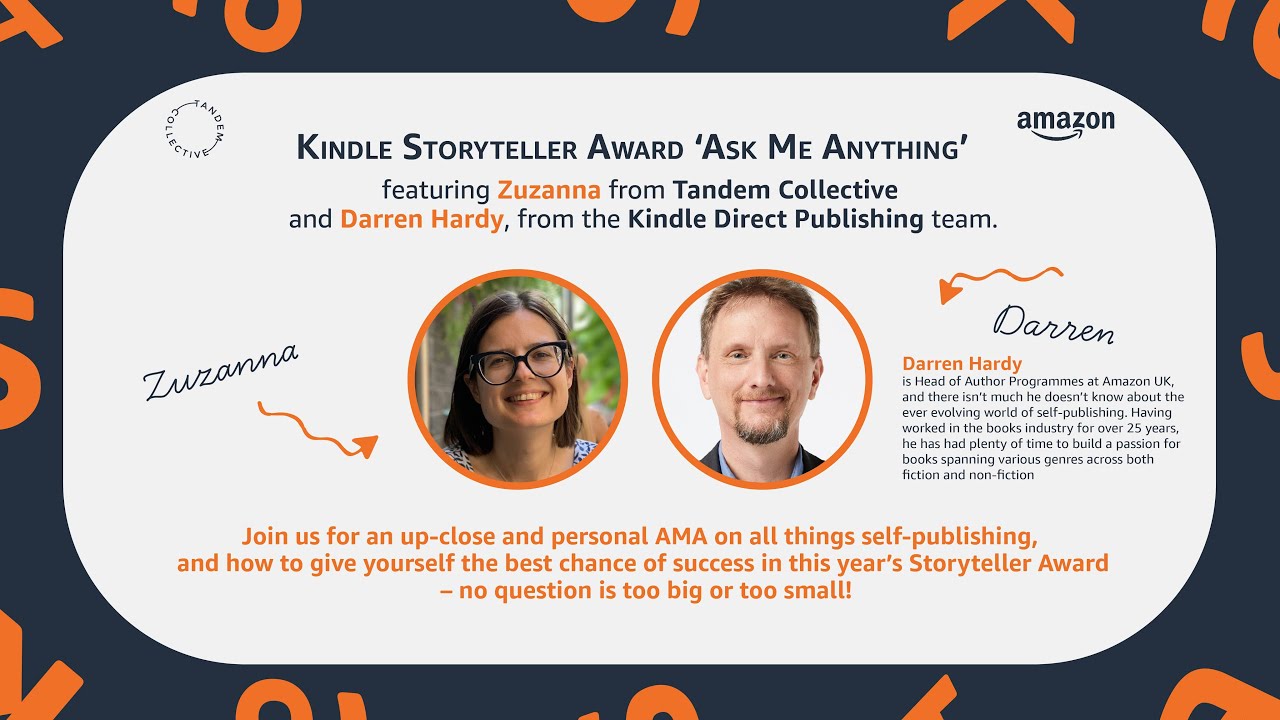 Amazon Kindle Storyteller Awards ASK ME ANYTHING! ✍️📖🙋