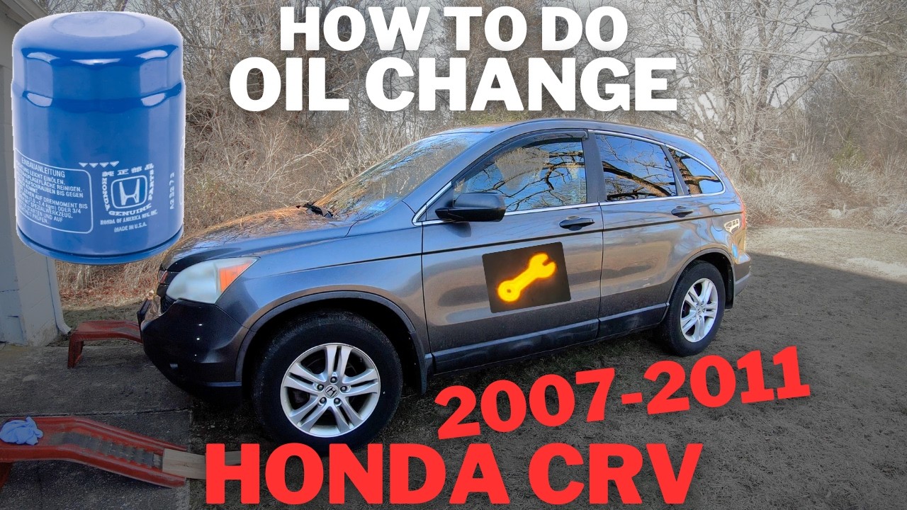 Как заменить масло в Honda CRV 2007-2011 годов выпуска