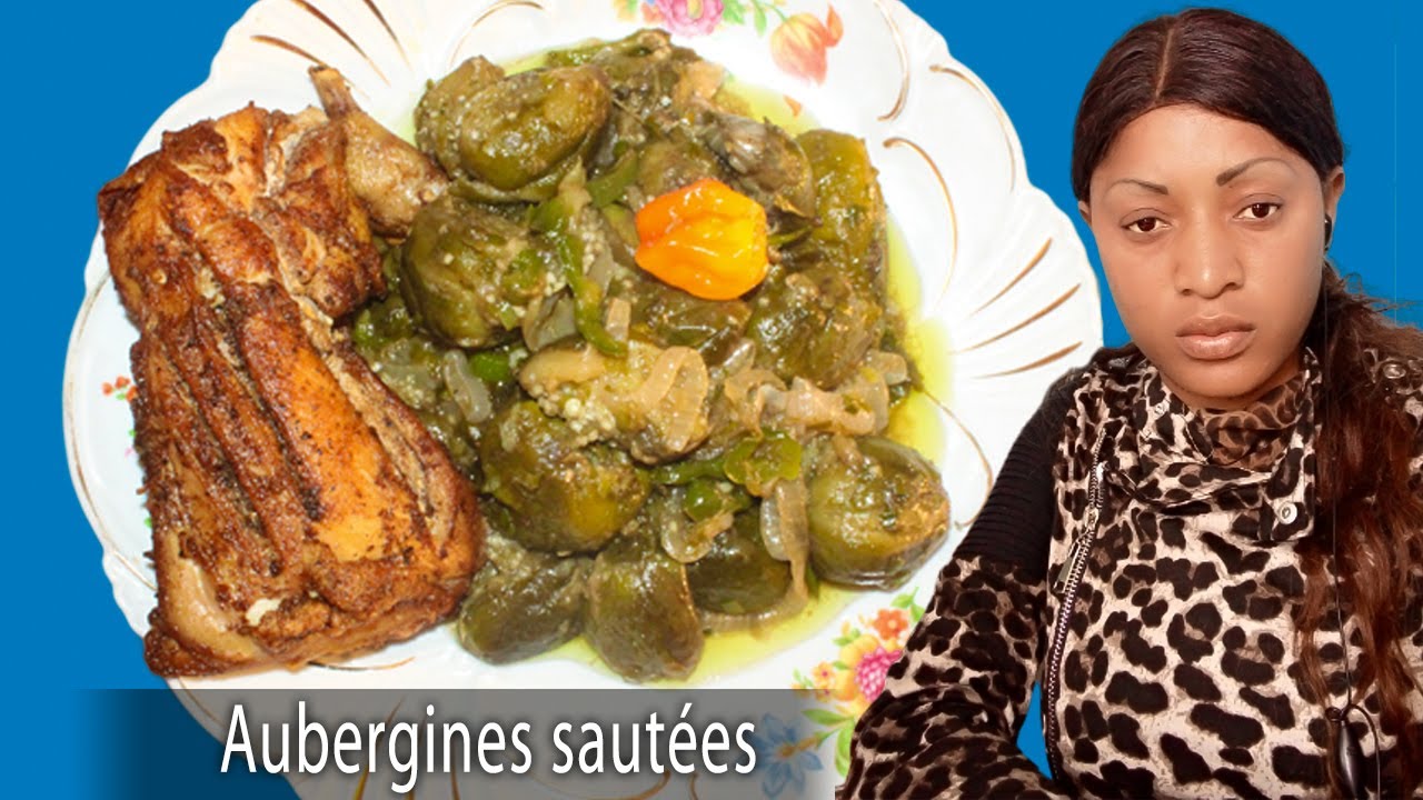 Rytha BM: Comment préparer les Aubergines sautées aux Oignons.