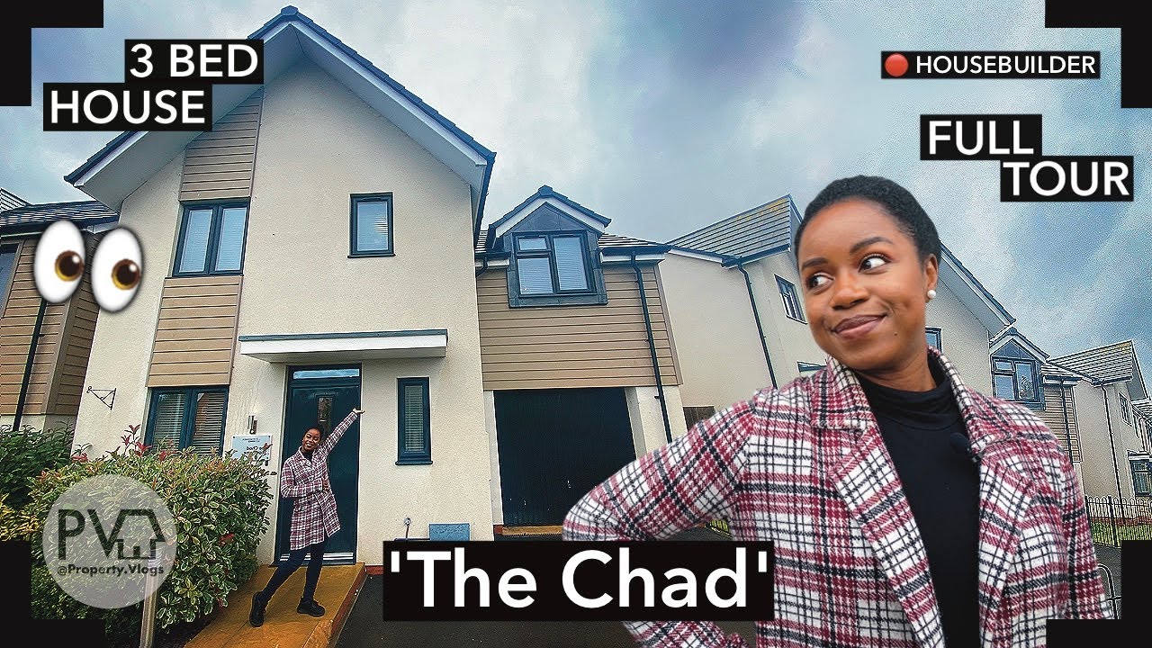 Touring a LOVELY 3 Bed New Build | UK House Tour Property Vlog | St Modwen Homes The Chad ShowHome