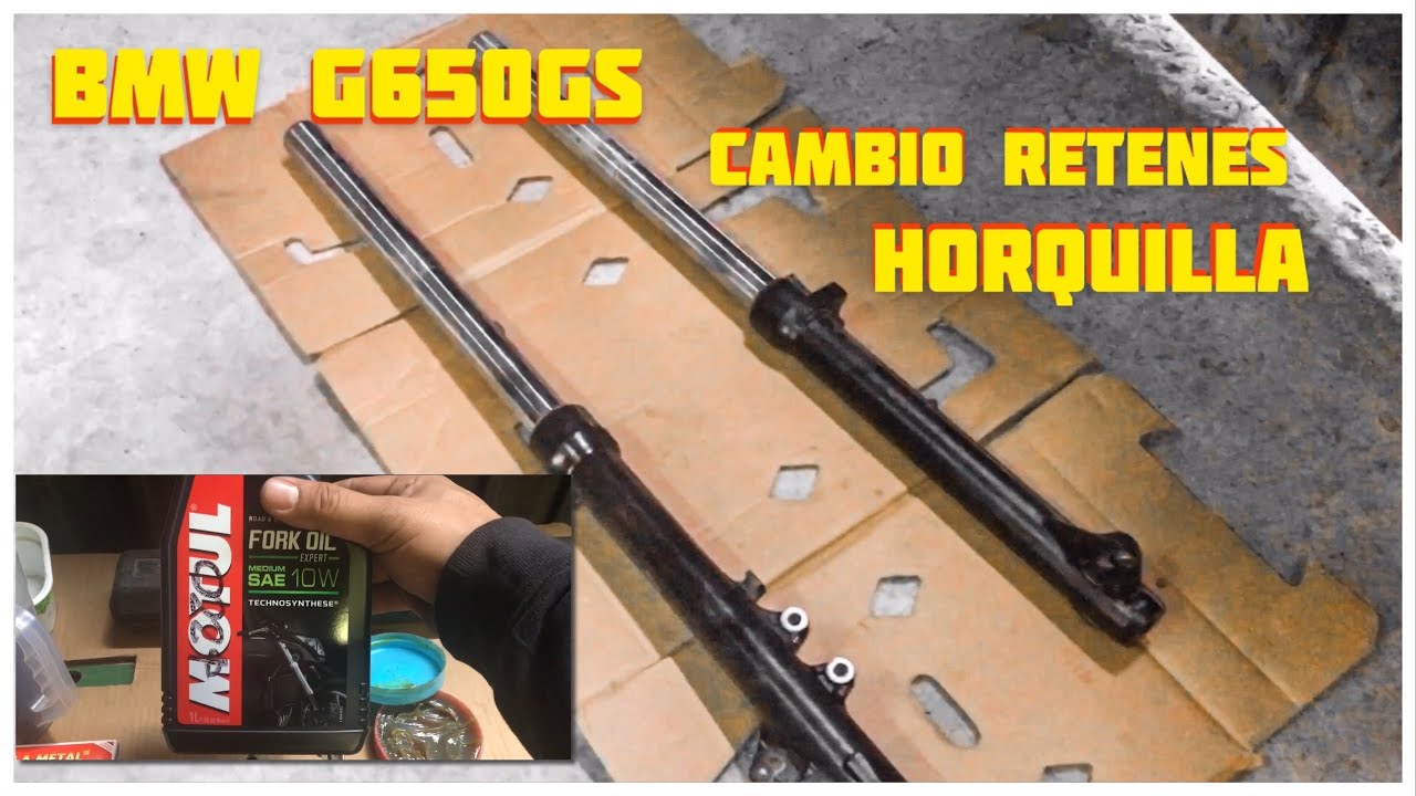 CAMBIO RETENES Y ACEITE DE SUSPENSION