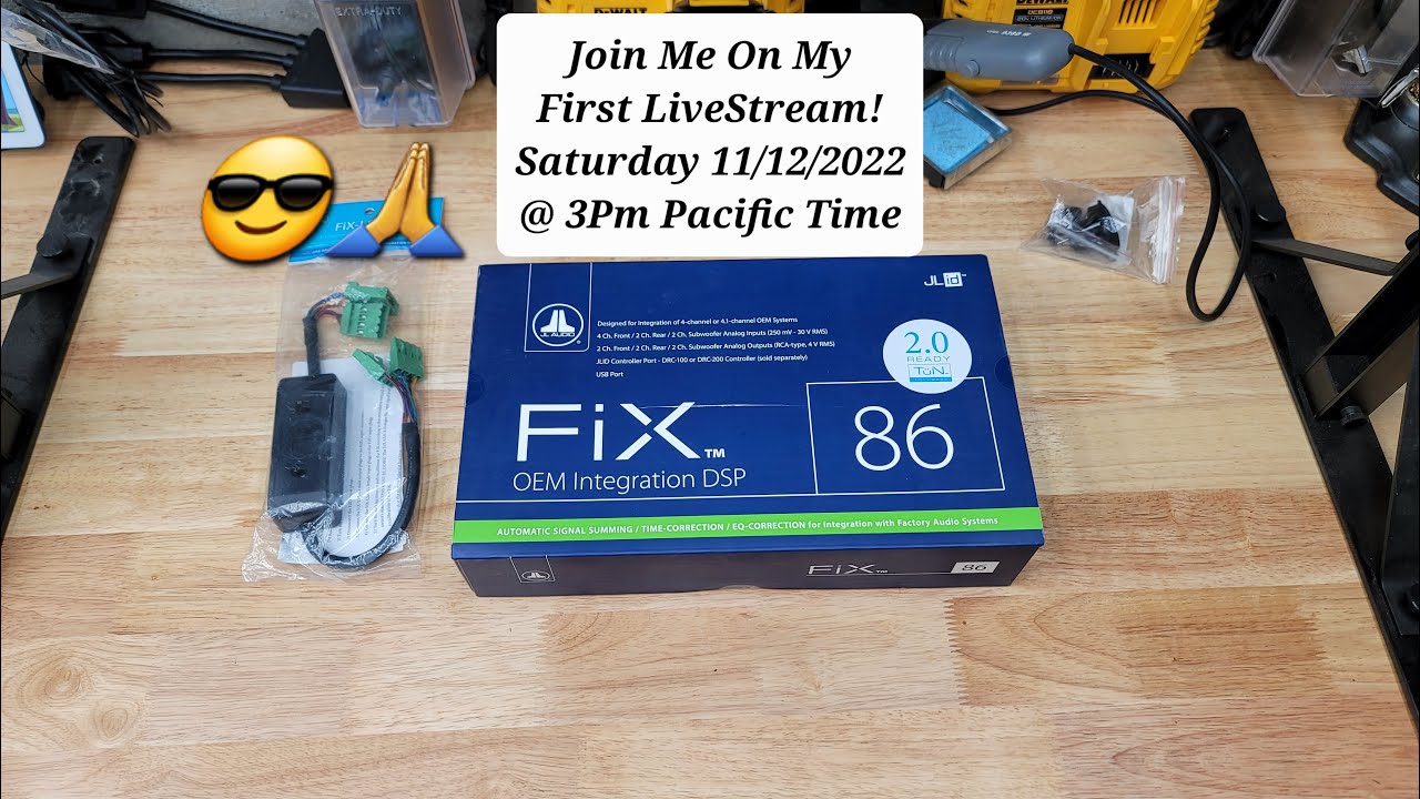 JL Audio FIX86 Unboxing LiveStream