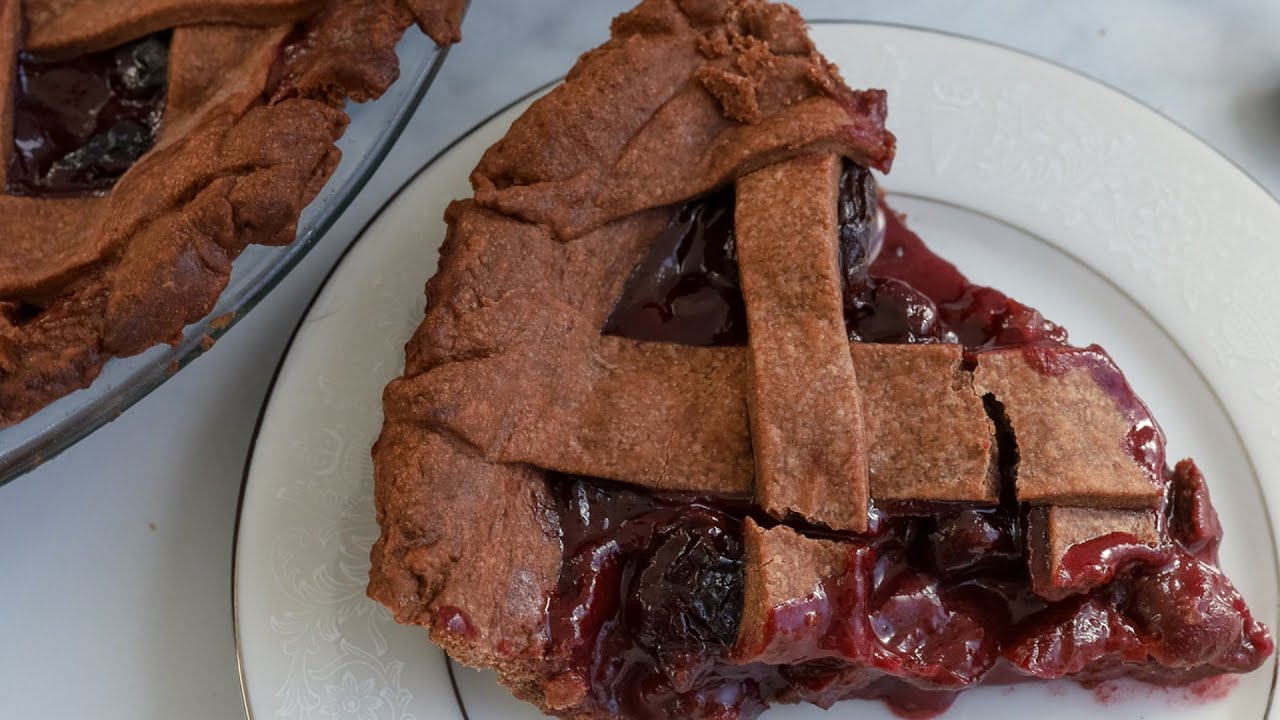 Pomegranate Cherry Cocoa Pie Recipe