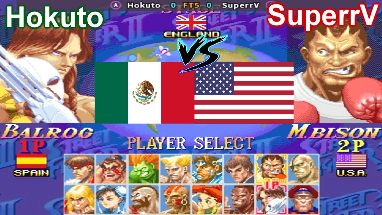 Super Street Fighter II X: Grand Master Challenge - Hokuto vs SuperrV FT5