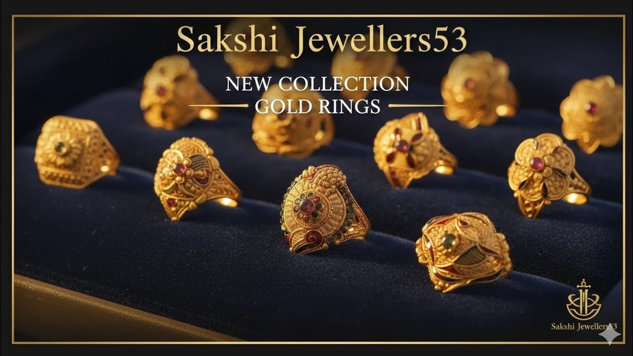 Sakshi Jewellers53 New Gold Ring Designs 2026 💍💫✨#gold #goldjewellery 