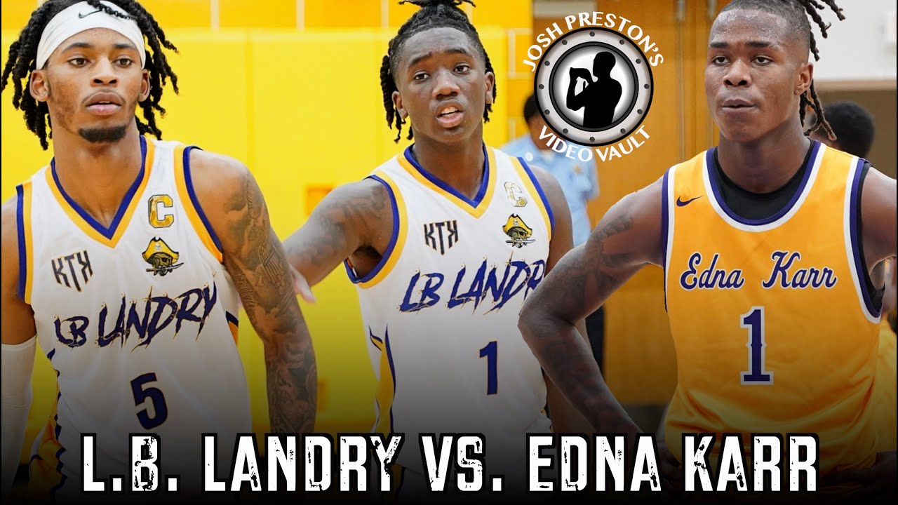 L.B. Landry vs. Edna Karr (HIGHLIGHTS) - Battle of Algiers Goes CRAZY AGAIN! 🥇🏀
