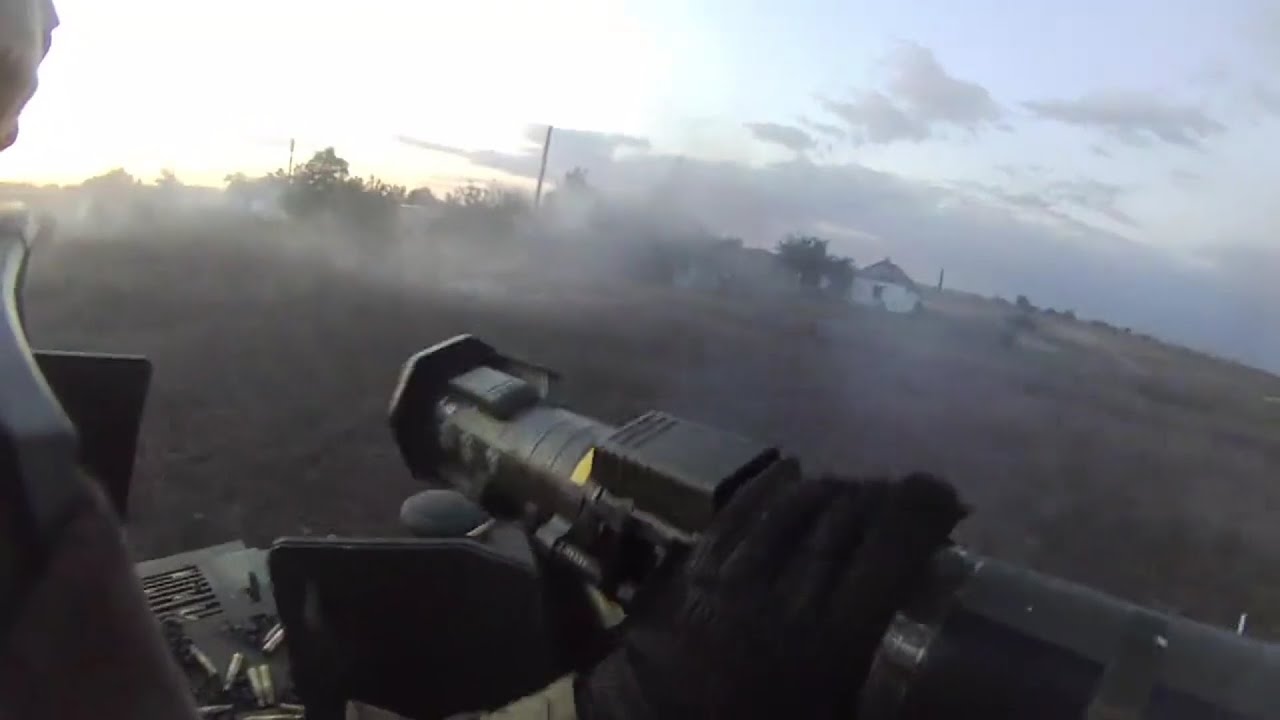 🔴 Ukraine War - Ukrainian Forces Storm Russian Held Village &bull; Humvee Machine Gunner Helmet Cam
