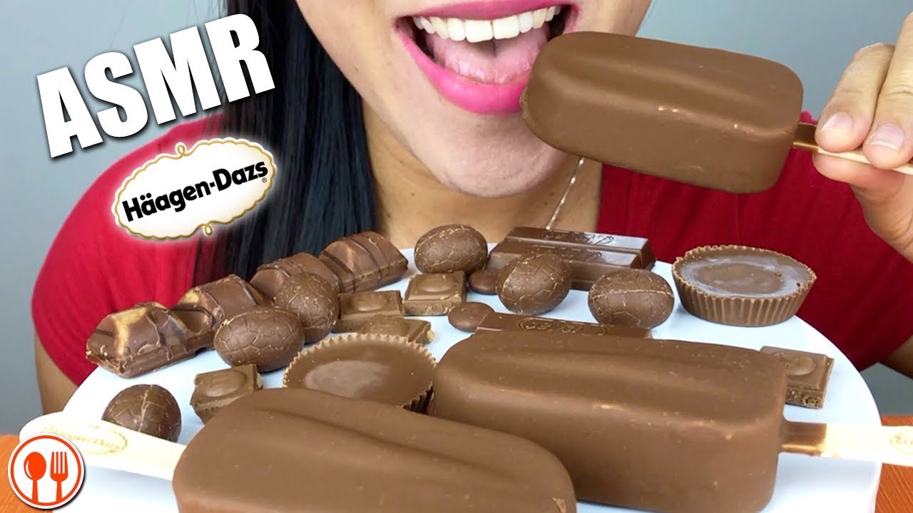 ASMR CHOCOLATE + ICE CREAM PARTY 5 초콜릿 아이스크림 리얼사운드 먹방 チョコレート | LaniEats ASMR