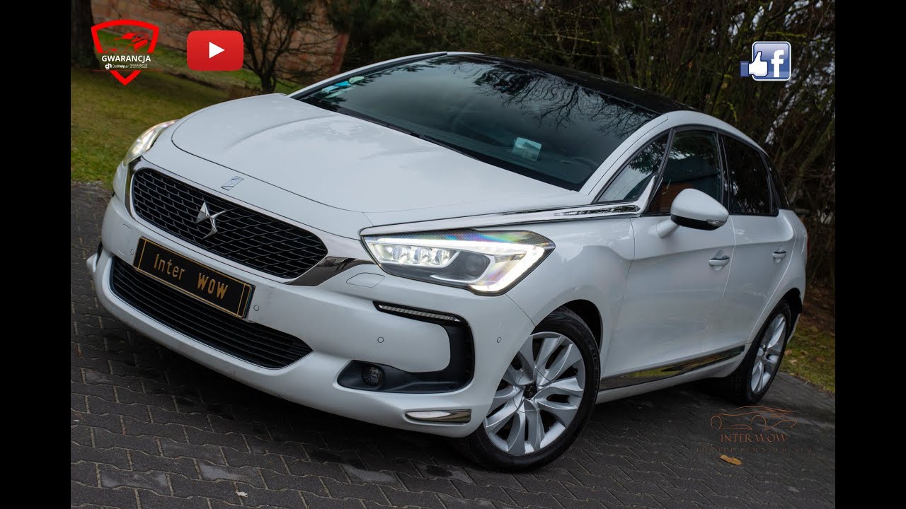 Citroën DS5 Citroen DS5 2.0 HDI 180KM #EXECUTIVE # Navi # MASAŻE Biała PERŁA