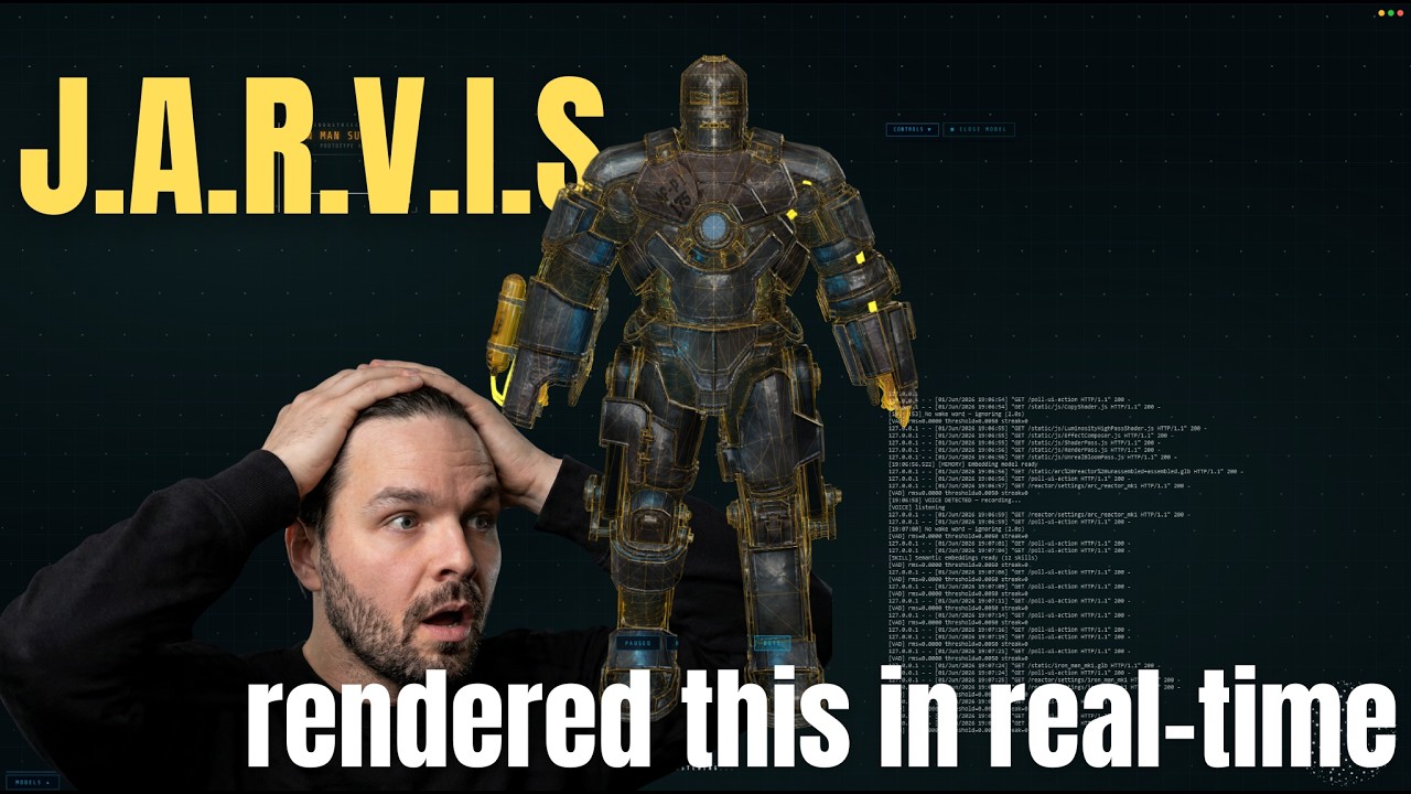 JARVIS can now load 3D suit models on command