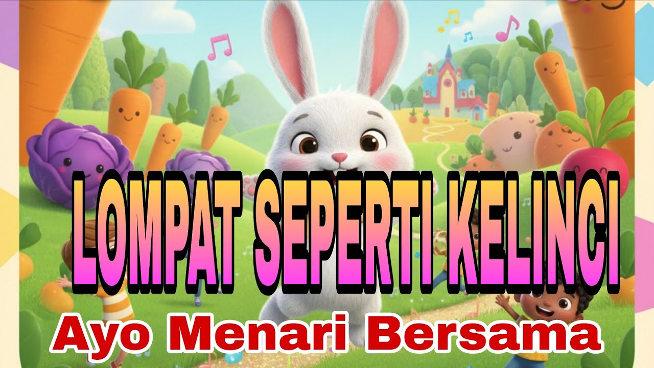 ​Ayo Lompat! 🐰 Lagu Anak Kelinci Lucu - Bernyanyi dan Menari Bersama