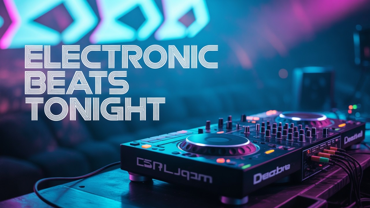 DJ Live Set Party Lights | Energetic Dance Music Performance