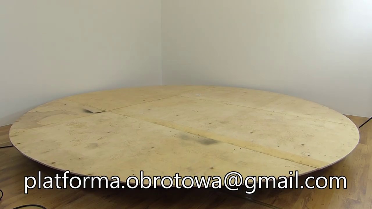 Platforma obrotowa do robienia zdjęć 360