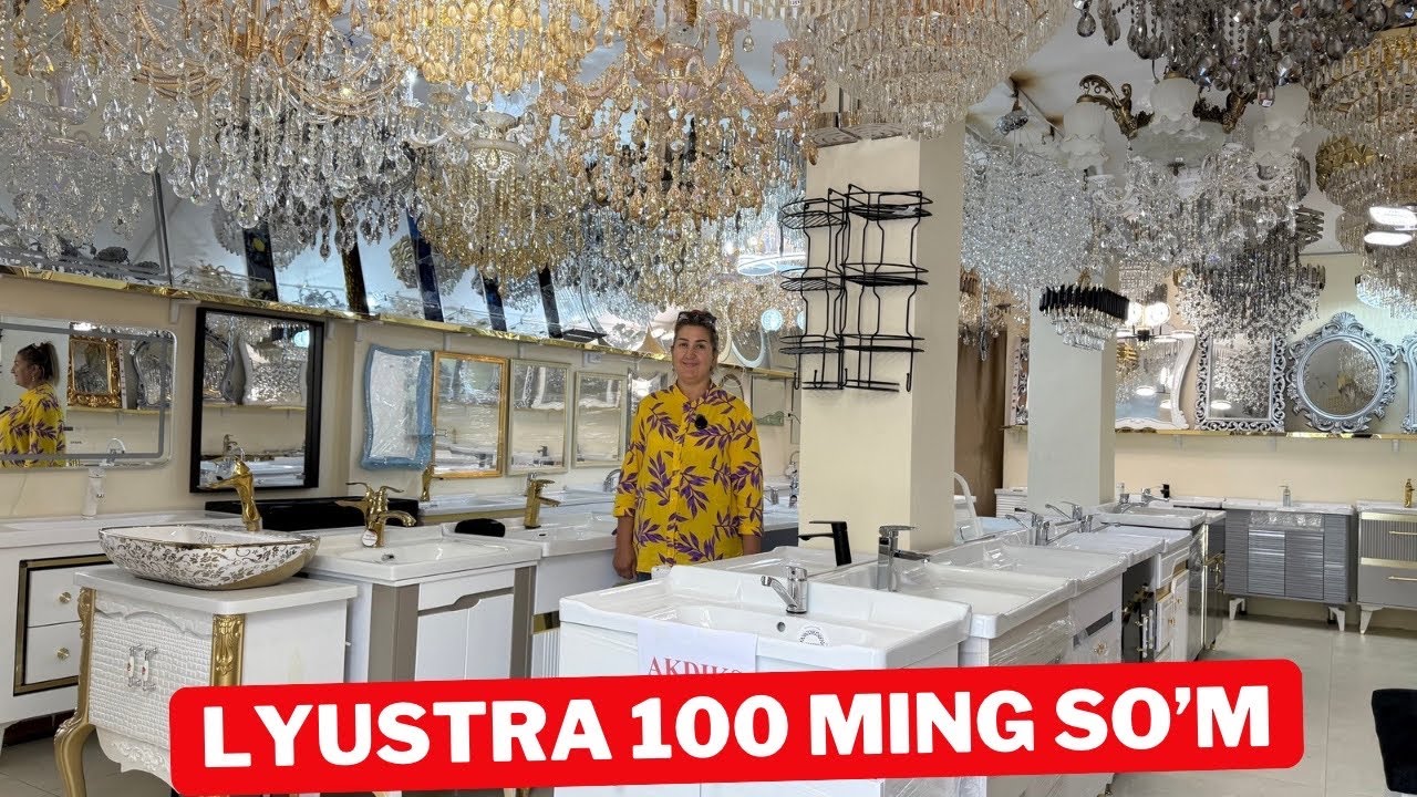 Urganch master Stroy. Lyustra narxlari 100 000 so’m