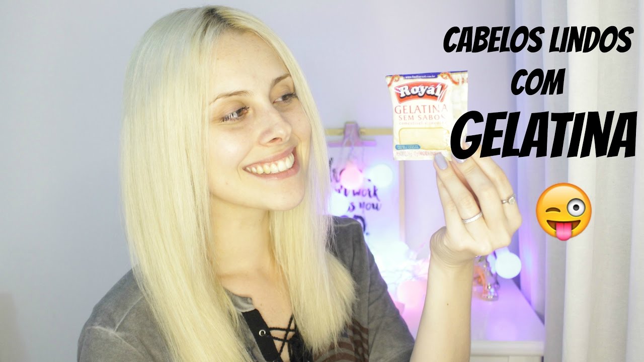 Reconstrução Capilar com GELATINA - Cabelos LINDOS