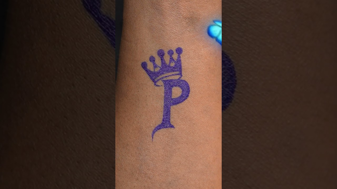 P letter tattoo idea #tattoo #tattooideas #trendingreels #tattoo