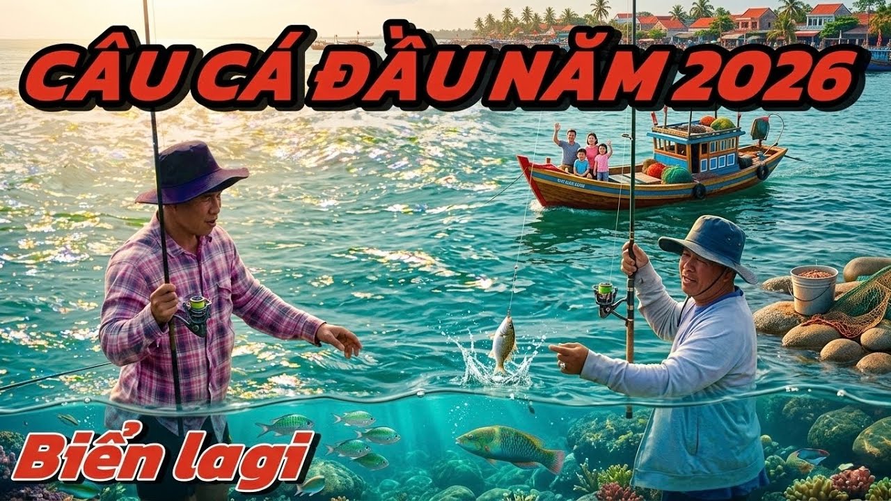 Quá Đã! Chuyến Câu Cá Biển Lagi Đầu Năm - Thả Là Dính!