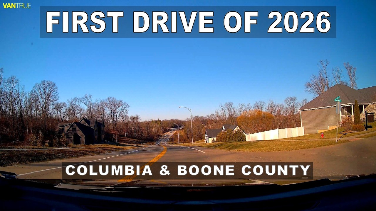 Episode 81 | Columbia MO | First Drive of 2026 | Sunny Saturday Afternoon | Jan 03, 2026