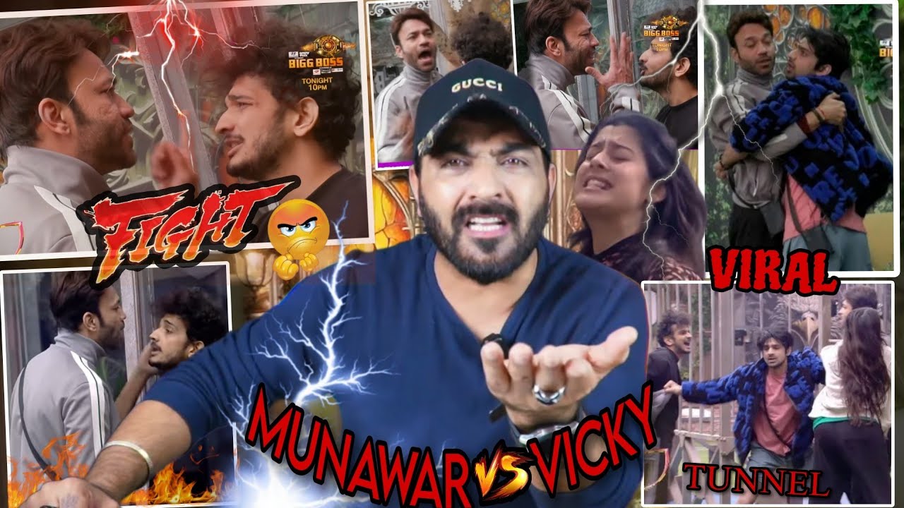 #BIGGBOSS17 : MUNAWAR VS VICKY ANKITA  ABHISHEK MUNAWAR MANNARA ARUN FINALIST ISHA AYESHA🤬 MANNARA