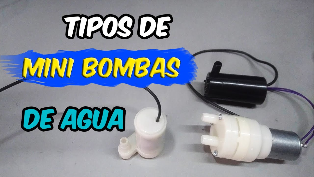 Tipos de Mini Bombas de Agua💧