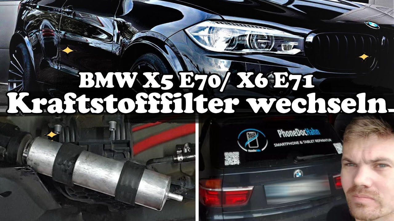 BMW X5 E70 Kraftstofffilter wechseln (Change fuel filter)