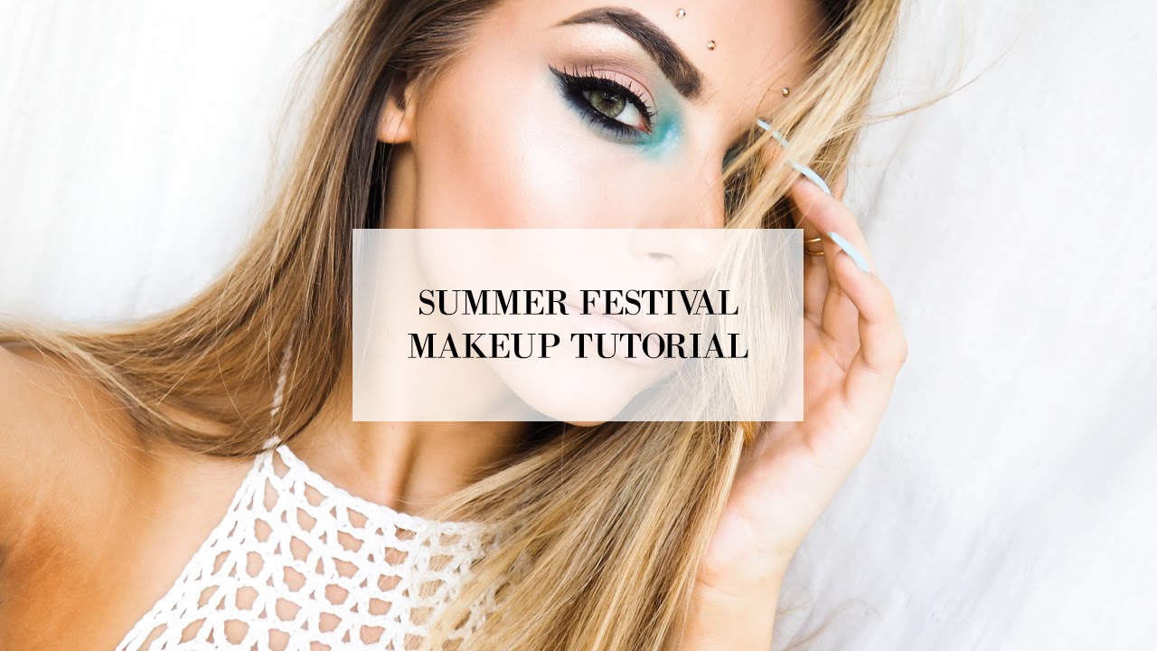 SUMMER FESTIVAL MAKEUP TUTORIAL | COCOCHIC | #AD