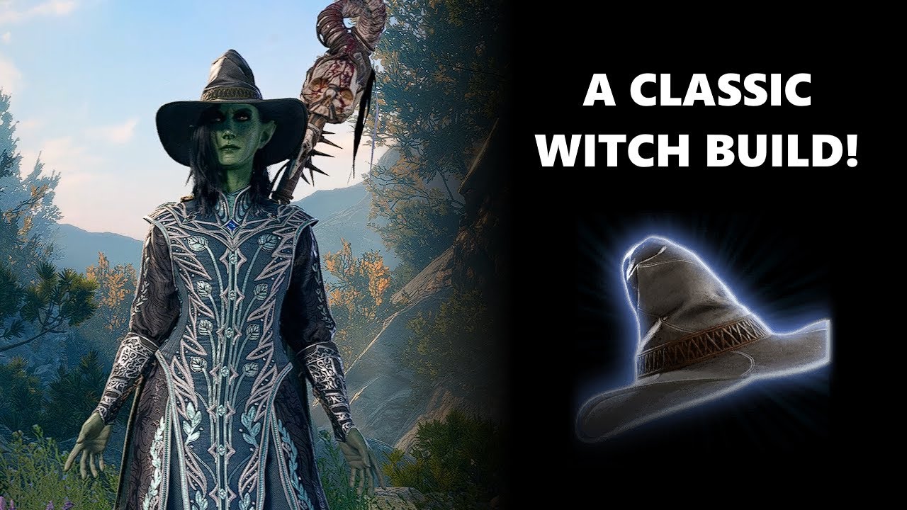 Baldur's Gate 3 - A Wicked Witch (Halloween Themed Build)