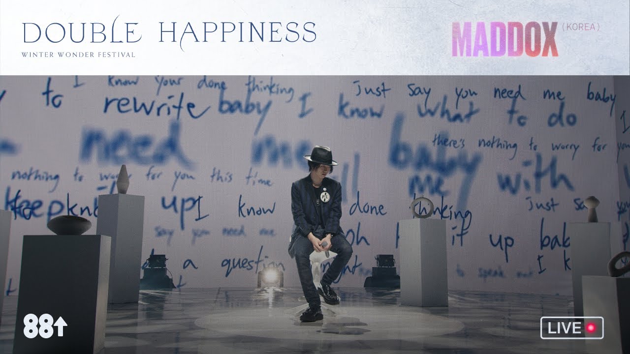 MADDOX performs "Color Blind" and "Engine" for DOUBLE HAPPINESS ❄️❄️