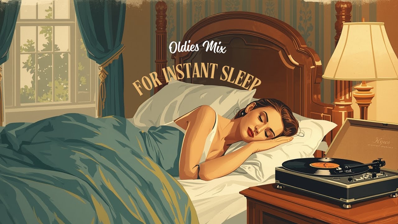 Fall Asleep Fast With This Vintage Songs | Gentle 50s-60s Style Mix for Insomnia Relief