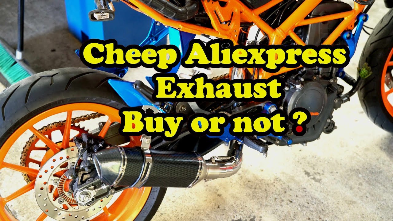 Cheep AliExpress Motorcycle exhaust Buy or not?