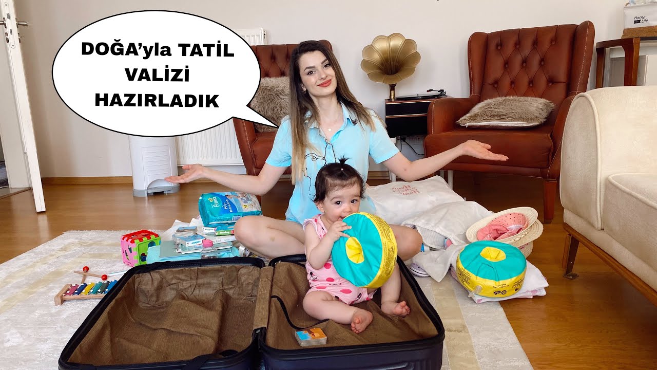 BEBEĞİMİN TATİL VALİZİNİ HAZIRLADIM | Doğa’nın Tatil Bavulu
