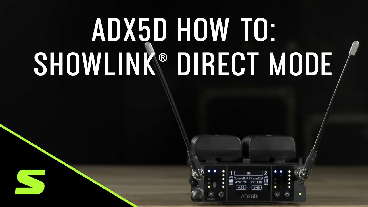 ADX5D: How To Use ShowLink&reg; in Direct Mode
