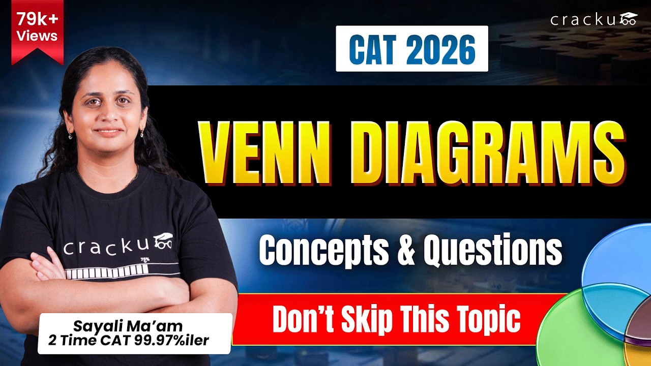 CAT 2026 Venn Diagrams Concepts & Questions ⚠️ Don't Skip Venn Diagrams Topic